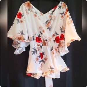 Cute floral blouse
